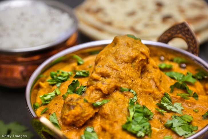 Indiai vajas-currys csirke