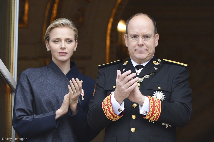 Charléne hercegné és II. Albert 2013. november 19-én