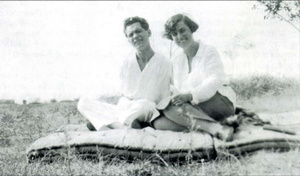 Vágó Márta és József Attila 1928-ban egy kiránduláson