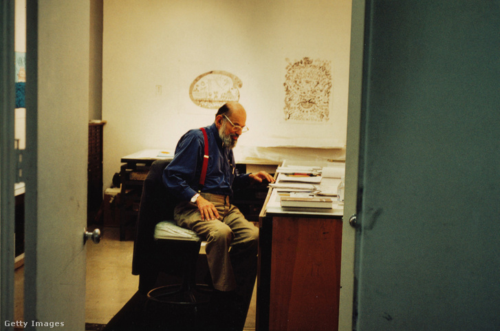 Allen Ginsberg 1996 januárjában