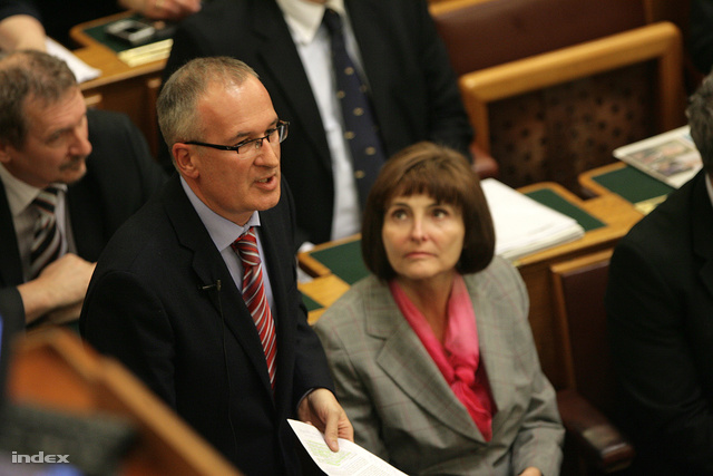 Simon Gábor a Parlamentben