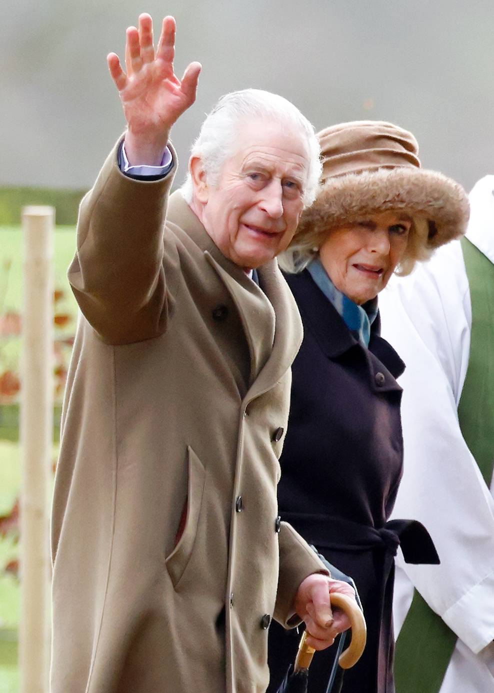 Ez a kép még február 4-én, a betegség bejelentése előtt egy nappal készült a királyi párról.