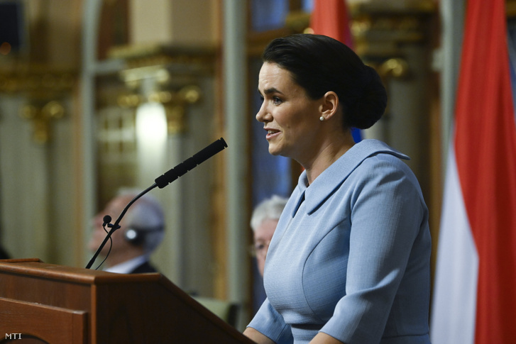 Novák Katalin köztársasági elnök 2024. február 6-án