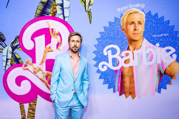 Ryan Gosling a Barbie sajtóbemutatóján Torontóban, Kanadában 2023. június 28-án