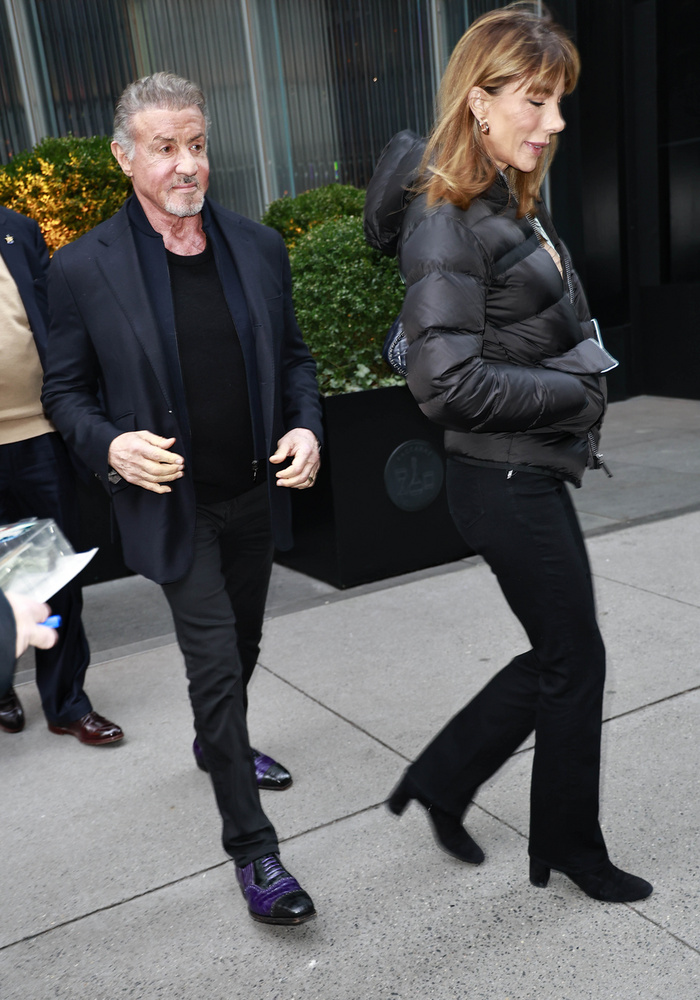 Sylvester Stallone-t és Jennifer Flavin-t New Yorkban kapták lencsevégre