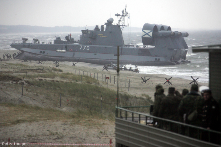 Orosz katonák a Balti Flotta kiképzőközpontjában 2009-ben