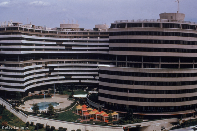 A Watergate-komplexum, a botrány kirobbanásának helyszíne