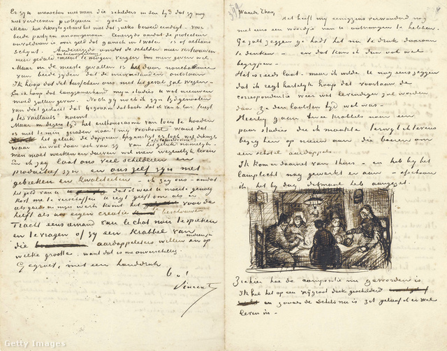 Van Gogh hagyatékát gyarapította az a mintegy 600 levél, amit élete során összegyűjtött