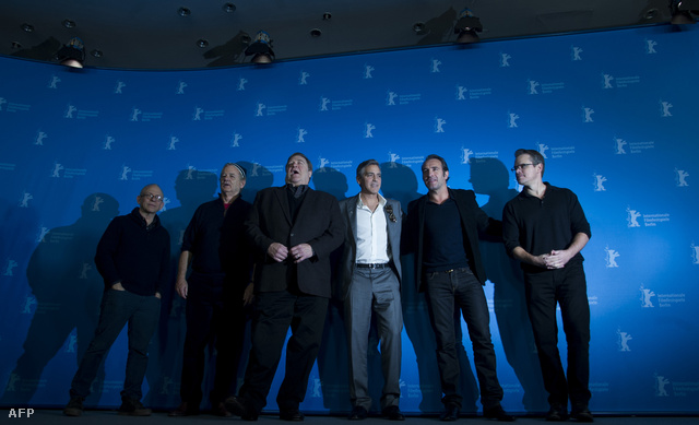 Bob Balaban, Bill Murray, John Goodman, George Clooney, Jean Dujardin és Matt Damon