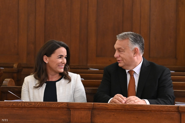 Novák Katalin és Orbán Viktor 2022-ben