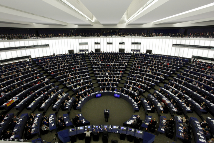 Az Európai Parlament strasbourgi ülésterme