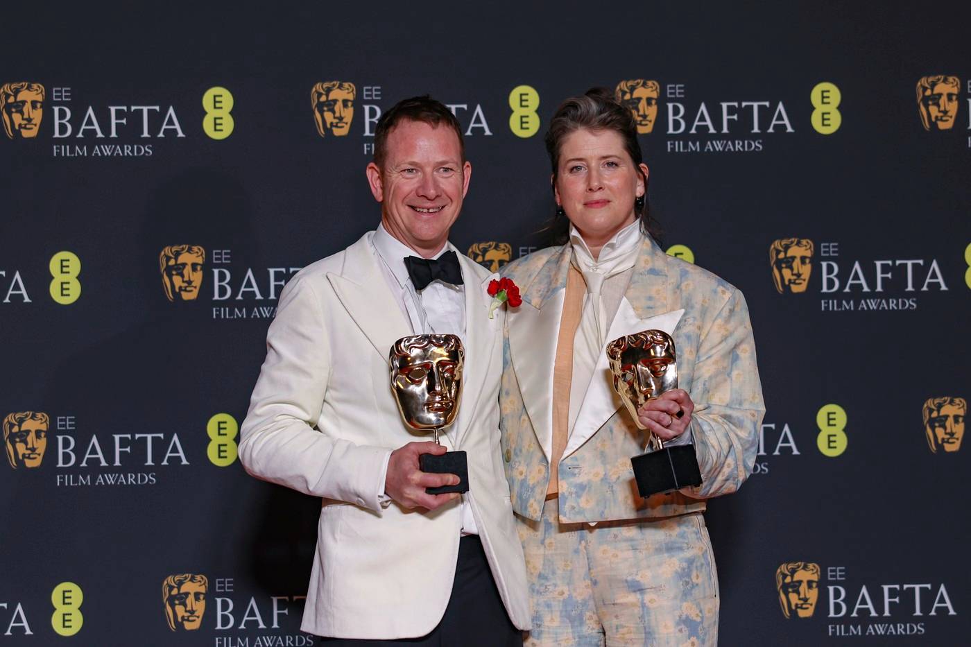 James Price és Shona Heath a február 18-i BAFTA-díj-átadón Londonban.