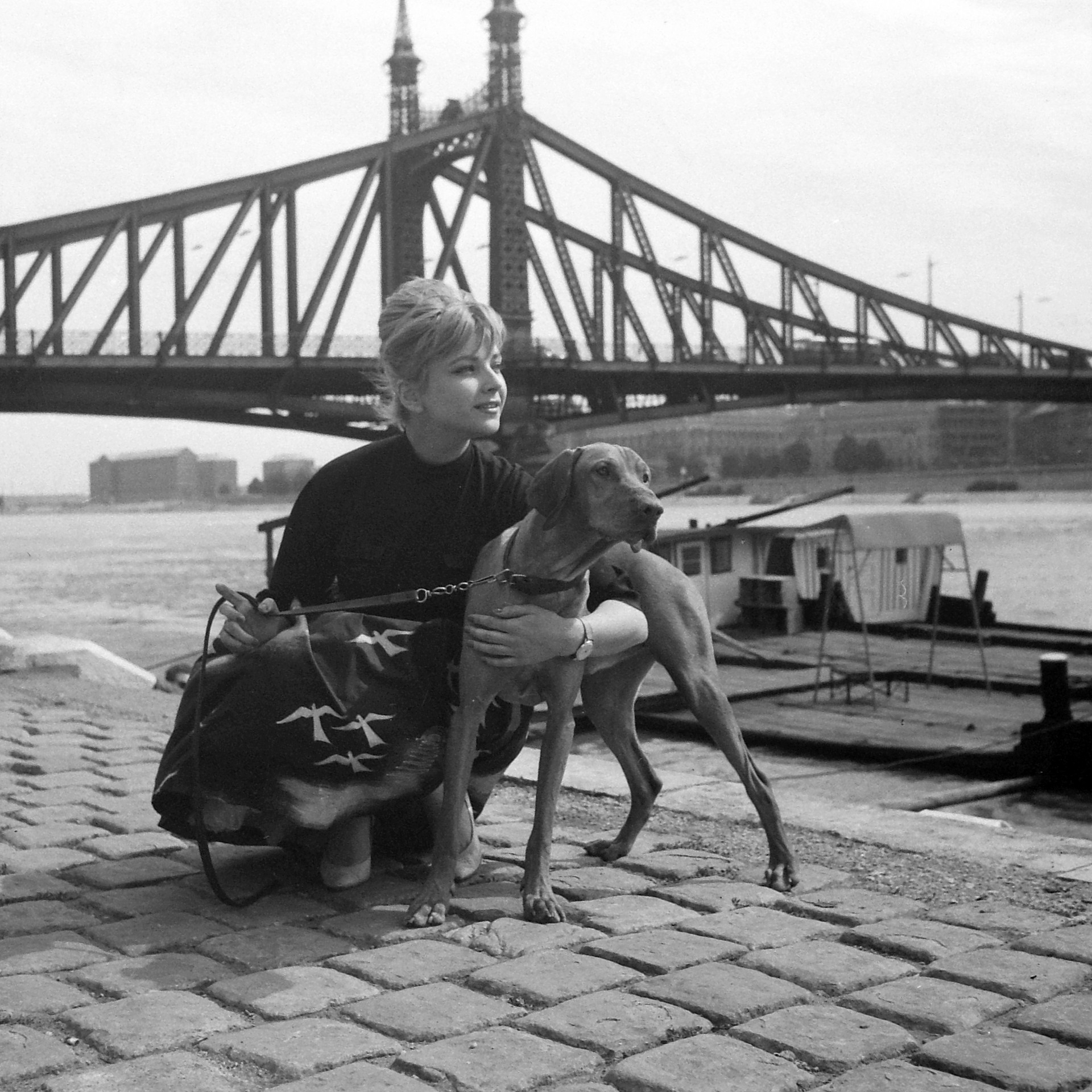 14 Kotnyek Antal 1960 Belgrád rakpart, háttérben a Szabadság híd