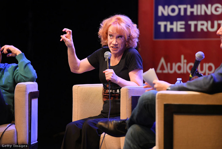 Kathy Griffin a Mea Culpa Live with Michael Cohen című előadáson a Los Angeles-i El Rey Színházban 2022-ben. (Fotó: Michael Tullberg / Getty Images Hungary)