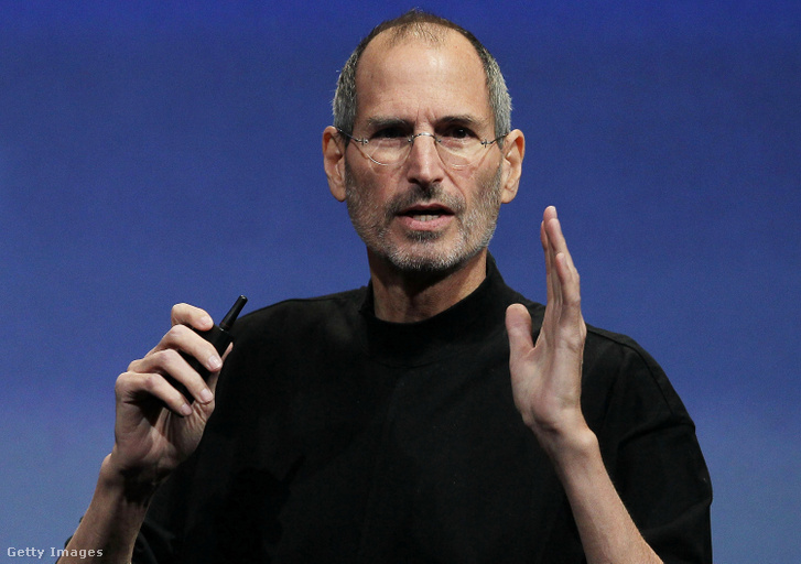 Steve Jobs 2010. április 8-án