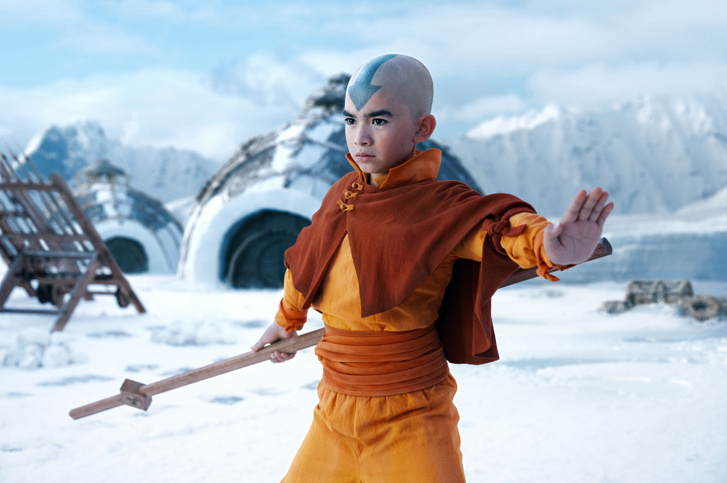 Aang, az utolsó léghajlító szerepében Gordon Cormier