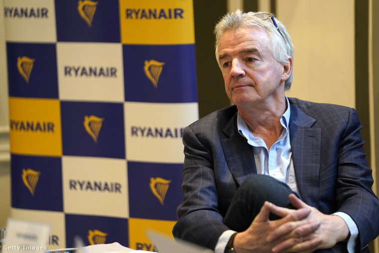 A Ryanair vezérigazgatója, Michael O'Leary. (Fotó: Pier Marco Tacca / Getty Images Hungary)