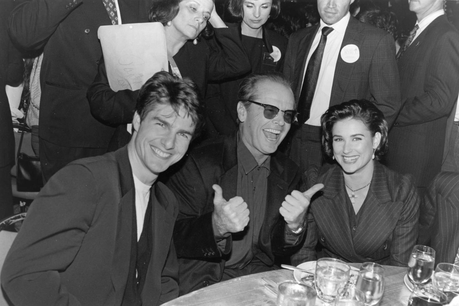 Tom Cruise, Jack Nicholson és Demi Moore, az Egy becsületbeli ügy sztárjai.