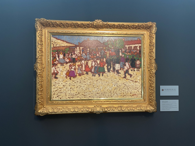 Rippl-Rónai kukoricás korszakának igazi különlegessége a festmény