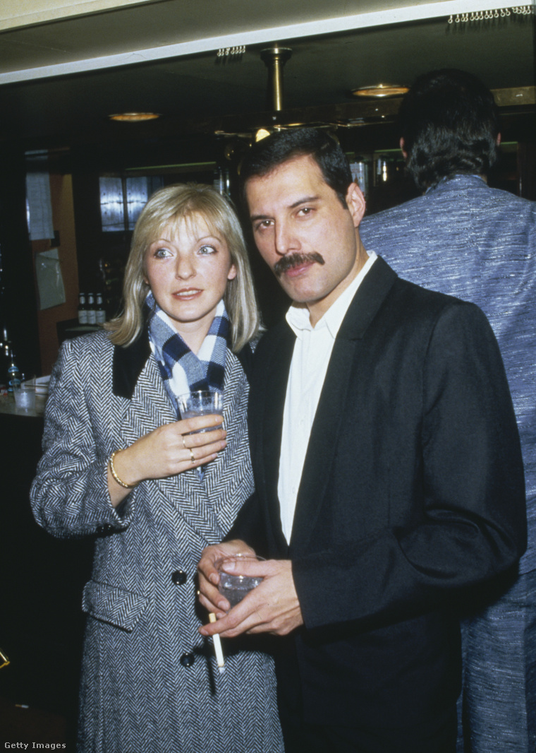 Freddie Mercury és Mary Austin. (Fotó: Dave Hogan / Getty Images Hungary)