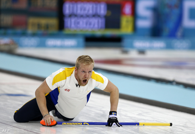 Niklas Edig, svéd játékos a Kanada elleni mérkőzésen.