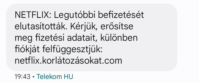 A magyar nő is ezt az SMS-t kapta meg: csalás, véletlenül se kattints a linkre!
