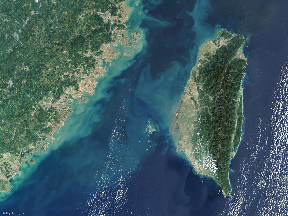 A Tajvani-szoros Délkelet-Kína és Tajvan partjai között 2018. október 29-én
