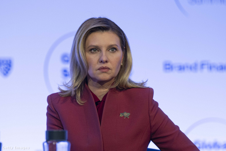Olena Zelenszka a Global Soft Power Summit 2024 rendezvényen Londonban, 2024. február 29-én