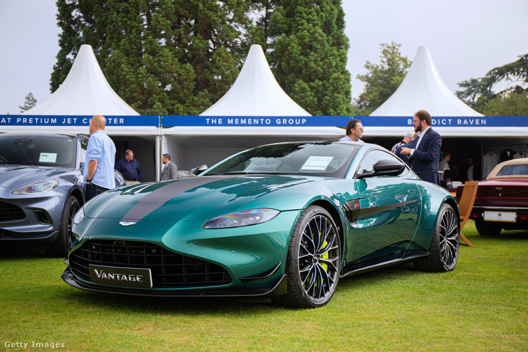 Az Aston Martin Vantage, az új biztonsági autó. (Fotó: Martyn Lucy / Getty Images Hungary)