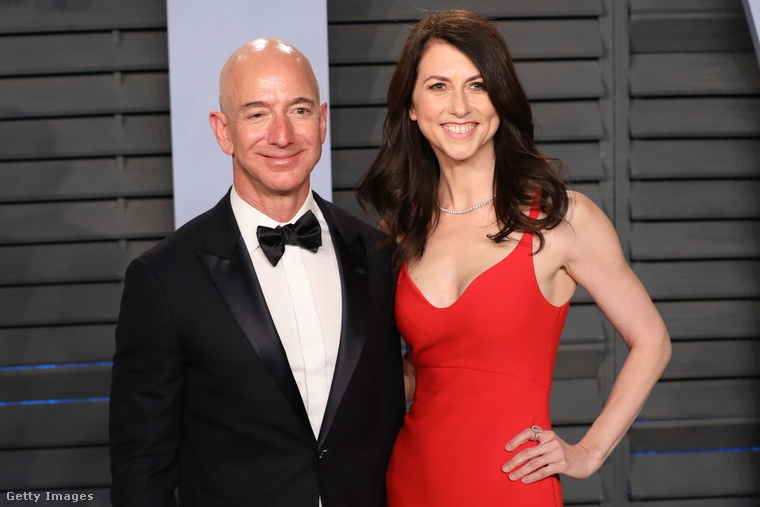 Jeff Bezos és MacKenzie Scott&nbsp;Az Amazon Inc
