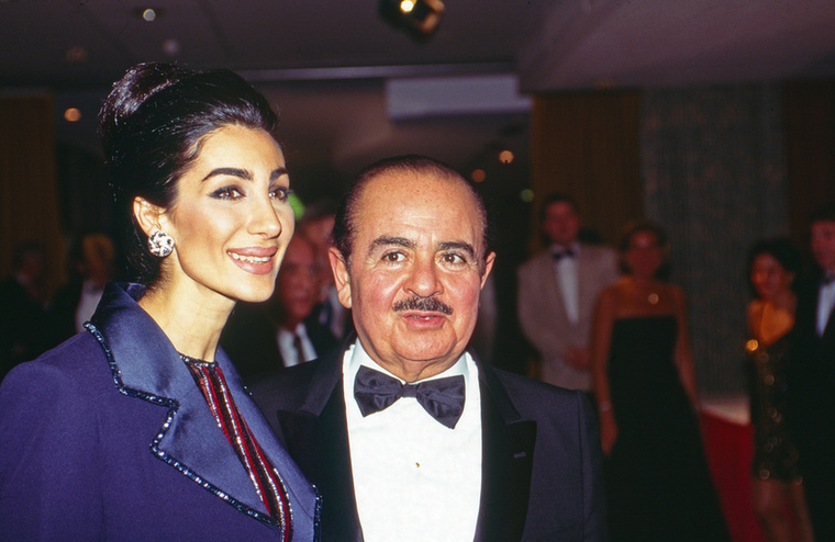 Adnan és Soraya Khashoggi&nbsp;Adnan Khashoggi, a hírhedt vállalkozó és fegyverkereskedő, akit sokan a Közel-Kelet Gatsbyjeként is ismertek