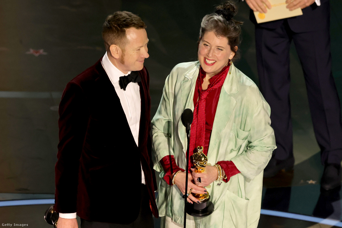 James Price és Shona Heath az Oscar-gálán
