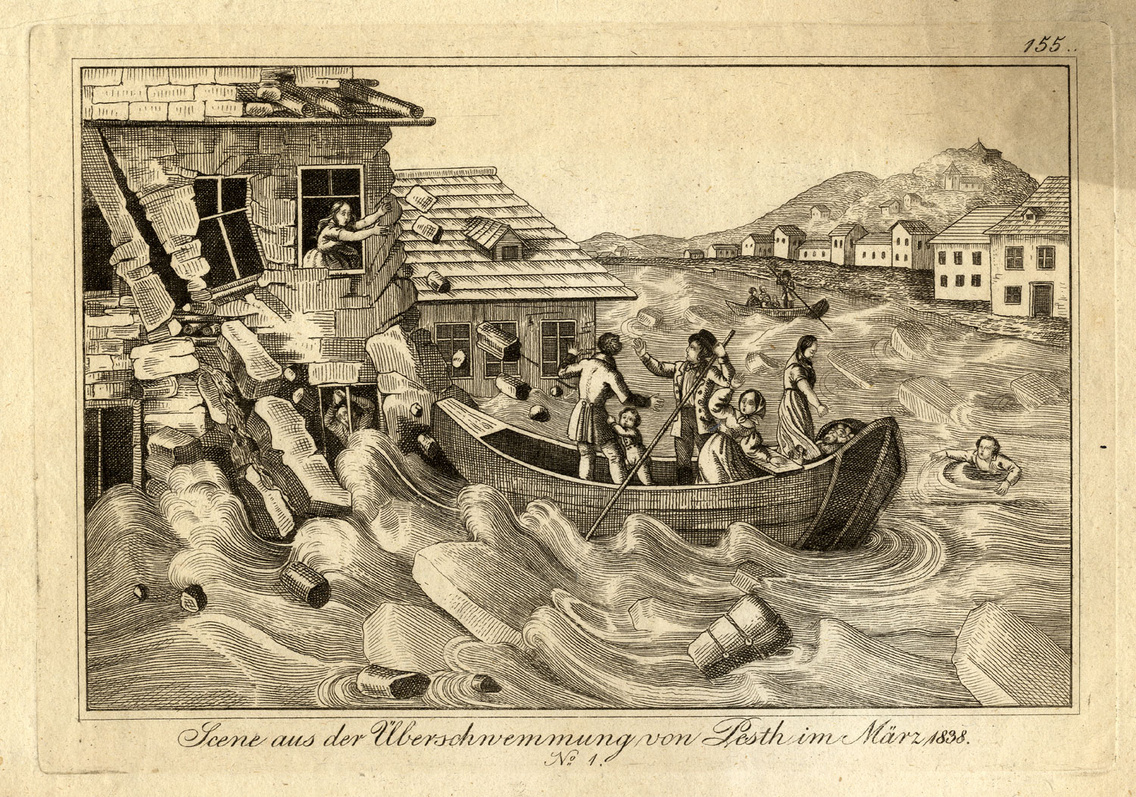 Budapest Überschwemmungsszenen 1838 ubs G 0208 II 01