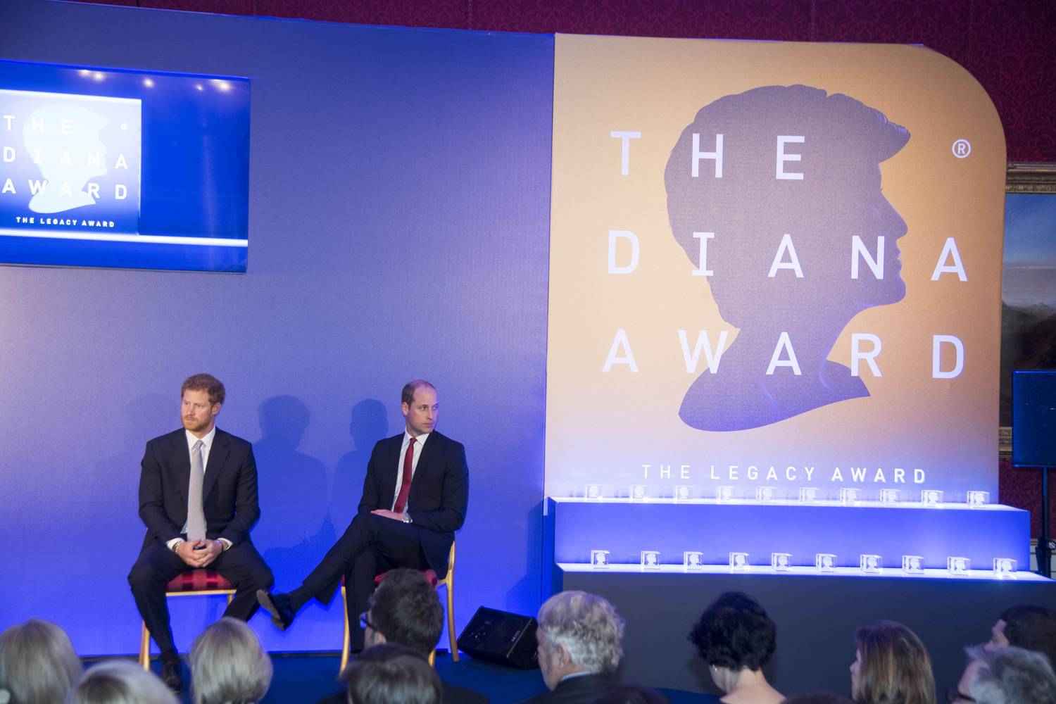 A két herceg 2017-ben még együtt szerepelt a díjátadón.