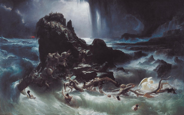Sok művészt megihlettek az özönvíz-történetek - Francis Danby festménye