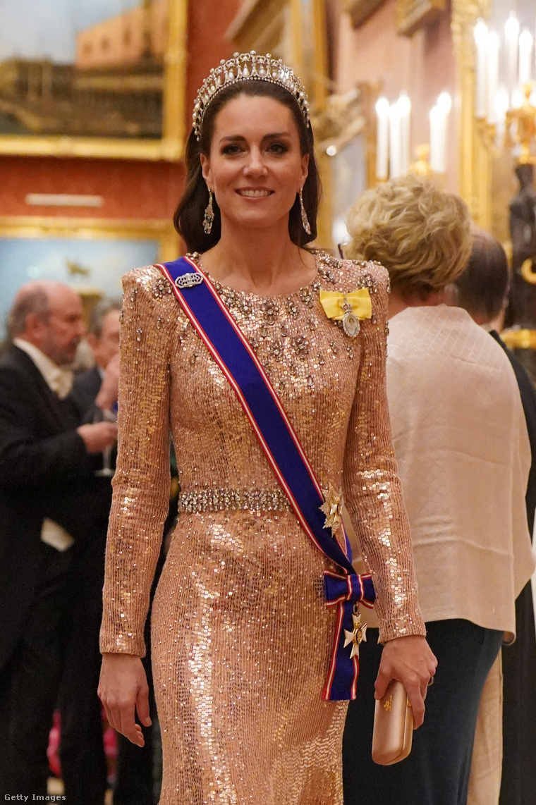 Katalin hercegné 2023 december 5-én. (Fotó: Pool / Getty Images Hungary)