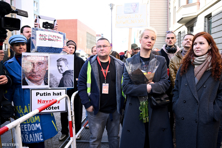 Julia Navalnaja Berlinben 2024. március 17-én