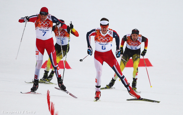 Magnus Hovdal Moan, Fabian Riessle, Joergen Graabak és Bjoern Kircheisen