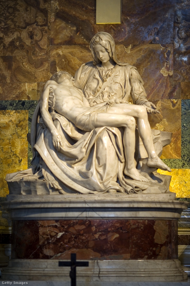 A vatikáni Pietà minden idők egyik leghíresebb műalkotása