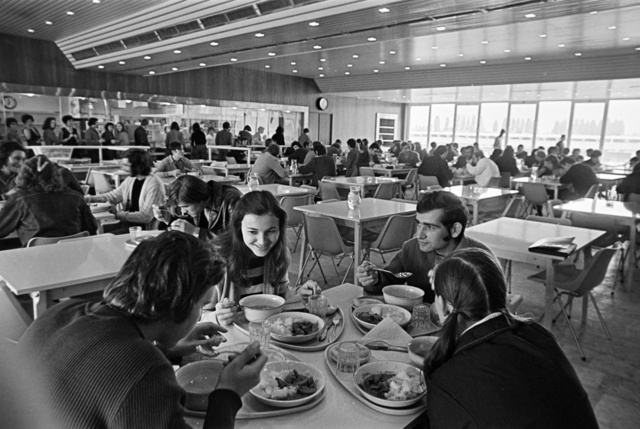 Menzaétel a győri egyetemi étkezdében – 1974