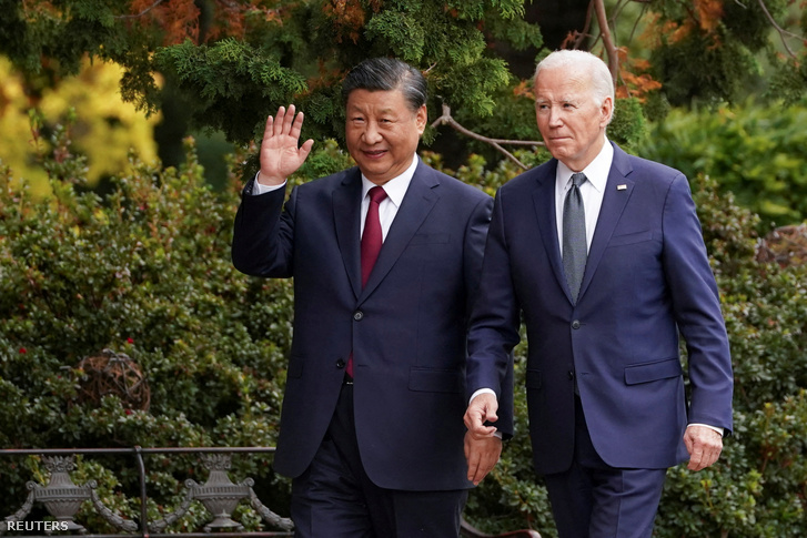 Hszi Csin-ping és Joe Biden 2023. november 15-én