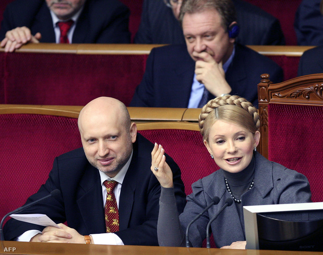 Olekszandr Turcsinov és Julia Timosenko 2009-ben