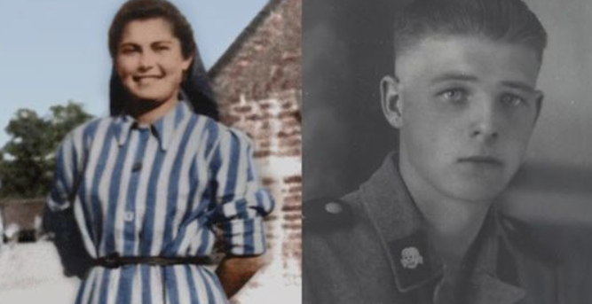 1942-ben volt, hogy egy fiatal szlovák zsidó nőt, Helena Citronovát Auschwitzba küldték dolgozni. A családjából sokakat megöltek, ezért gyűlölte a nácikat. Franz Wunsch húszéves SS-tiszt volt, aki beleszeretett Helenába, és egy cetlit dobott oda neki "beléd szerettem" felirattal. A lány összegyűrte és kidobta. Az elutasítás ellenére a férfi továbbra is barátságos volt, ételt hozott neki, és megvédte a többi őrtől. Egy nap Franz megmentette Helena húgát a gázkamrában való megöléstől, és segített a testvéreknek találkozni. Ez elég volt Helena számára, hogy adjon a fiúnak egy esélyt. Viszonyba kezdtek egymással. Amikor a háború véget ért, külön utakon folytatták, Helena azonban tanúskodott a férfi személye mellett, amikor háborús bűnök miatt bíróság elé került, így megmentette az életét.