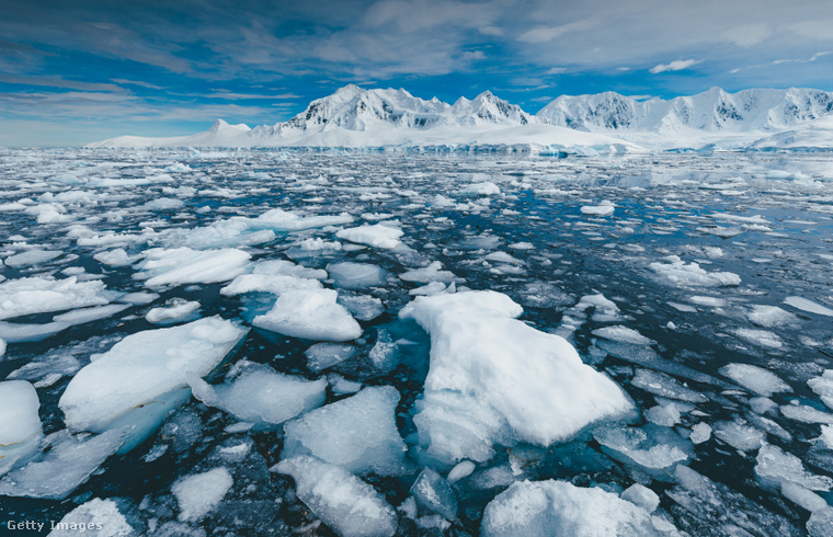 Az antarktiszi jégtakaró olvadása. (Fotó: David Merron Photography / Getty Images Hungary)