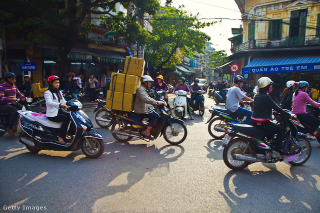 A világ egyik legkaotikusabb közlekedési kultúrájával a vietnámiak rendelkeznek