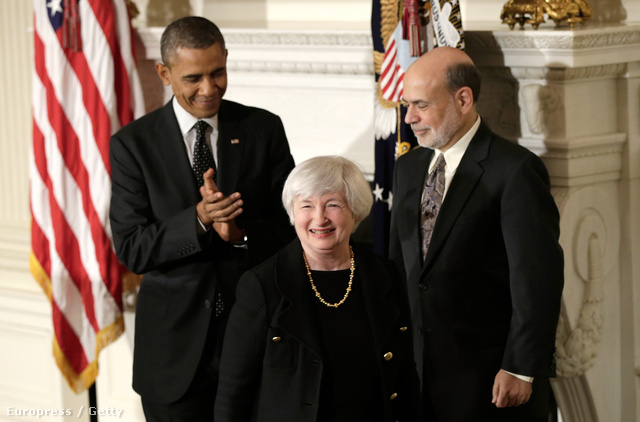 Obama elnök, Yellen és Bernake Yellen kinevezésekor