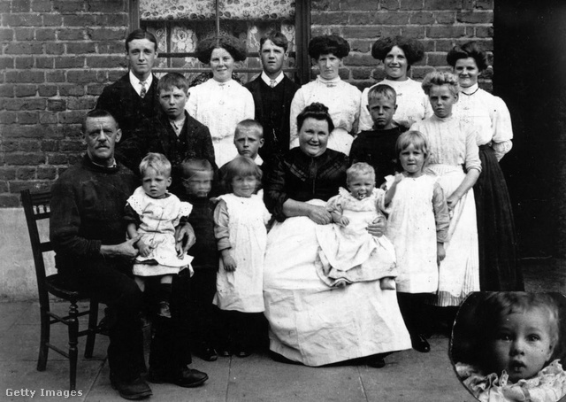 Ebbe a londoni családba 1914-ig 19 gyermek született, de ma már ilyen nincs...