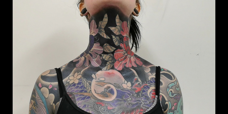A tetoválásokkal kapott visszajelzések többnyire pozitívak, bár Bethany elismeri, hogy nőként az erősen tetovált megjelenése sokakat meglep és sokkol. (Fotó: mediadrumimages/thegreatwave101)