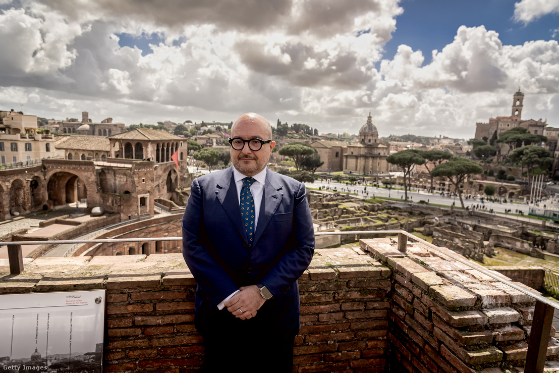 Gennaro Sangiuliano olasz kulturális miniszter Rómában, Olaszországban, 2024. április 2-án
