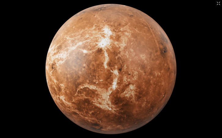 Így festene a Vénusz, ha hirtelen eltüntetnénk a bolygót beterítő vastag felhőréteget